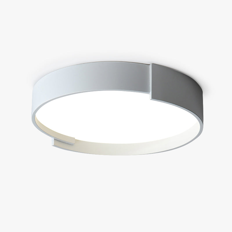 Quinn Moderne  Eenvoudig Ronde LED Plafondlampen Wit/Grijs/Groen Metaal Slaapkamer