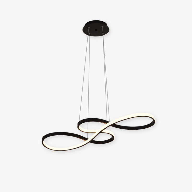Louise Design LED Hanglamp Metal/Silicone Zwart/Wit/Goud Slaap/Eet/Woonkamer