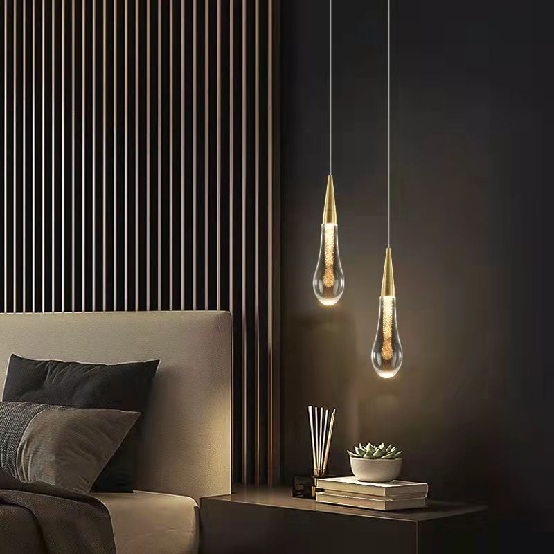 Kristy Design Melkweg LED Hanglamp Goud/Transparant Metaal/Acryl Woon/Slaapkamer