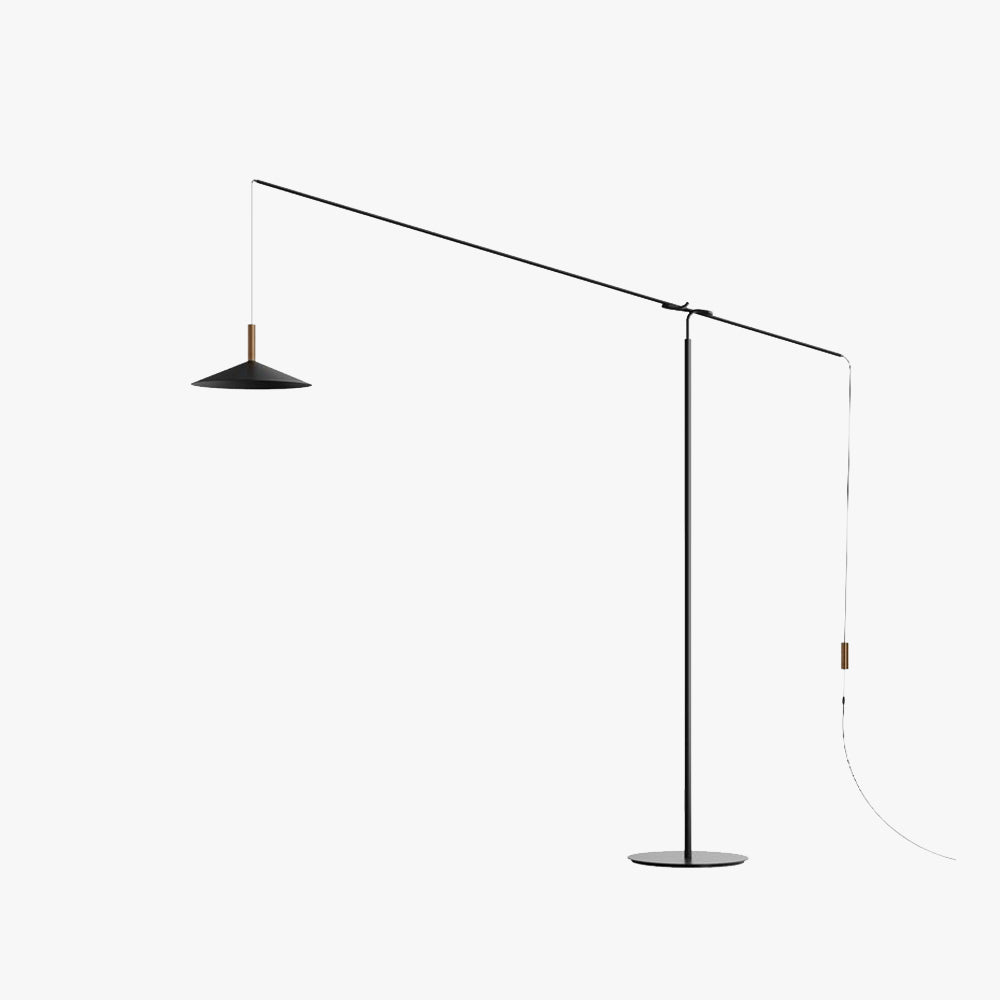 Carins Moderne Design LED Vloerlamp Zwart Metaal Woonkamer