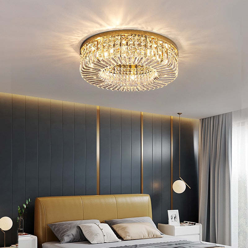 Marilyn Modern Kristal LED Plafondlamp Goud Verlichting Decoratie