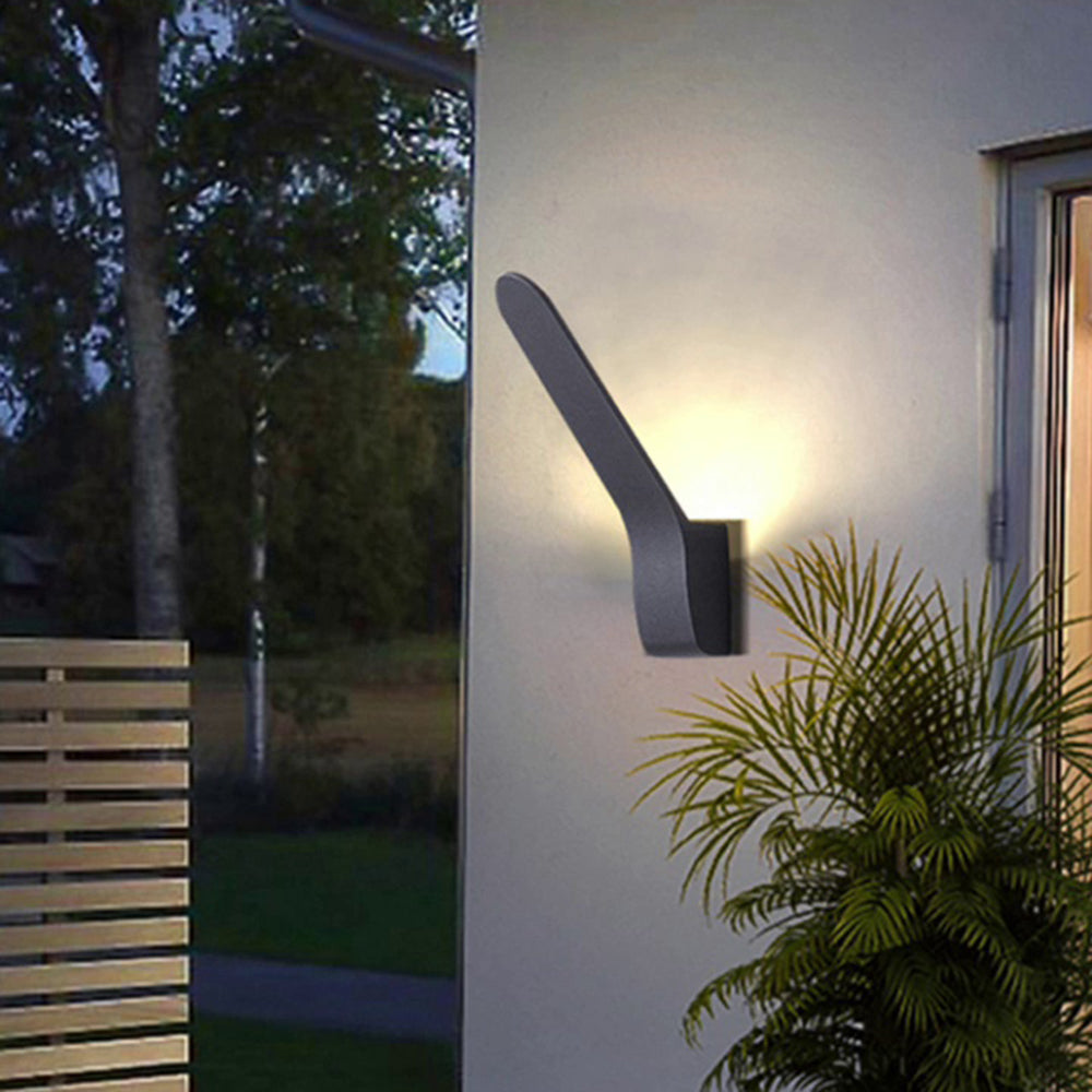 Orr Moderne Design LED Wandlamp Metaal Glas Zwart Buiten