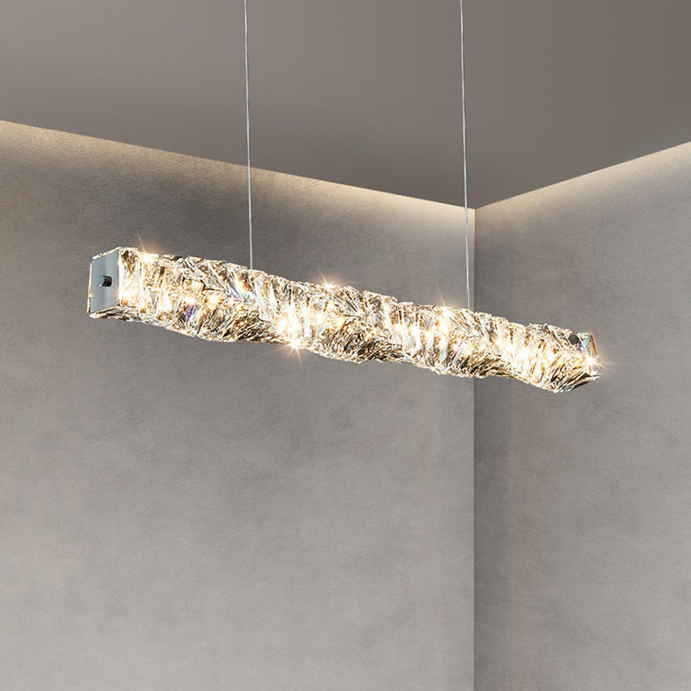 Kristy Mderne Cilindrisch LED Hanglamp Metaal/Crystal Goud/Silver Slaap/Woon/Eetkamer