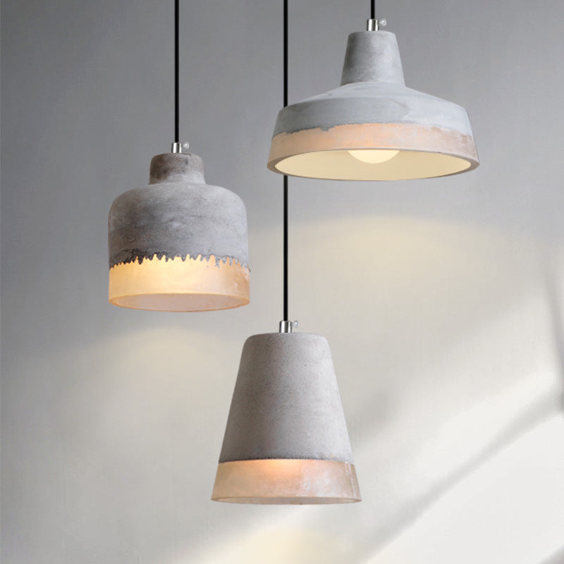 Byers Industrieel LED Hanglampen Cement/Hars Bar Eetkamer