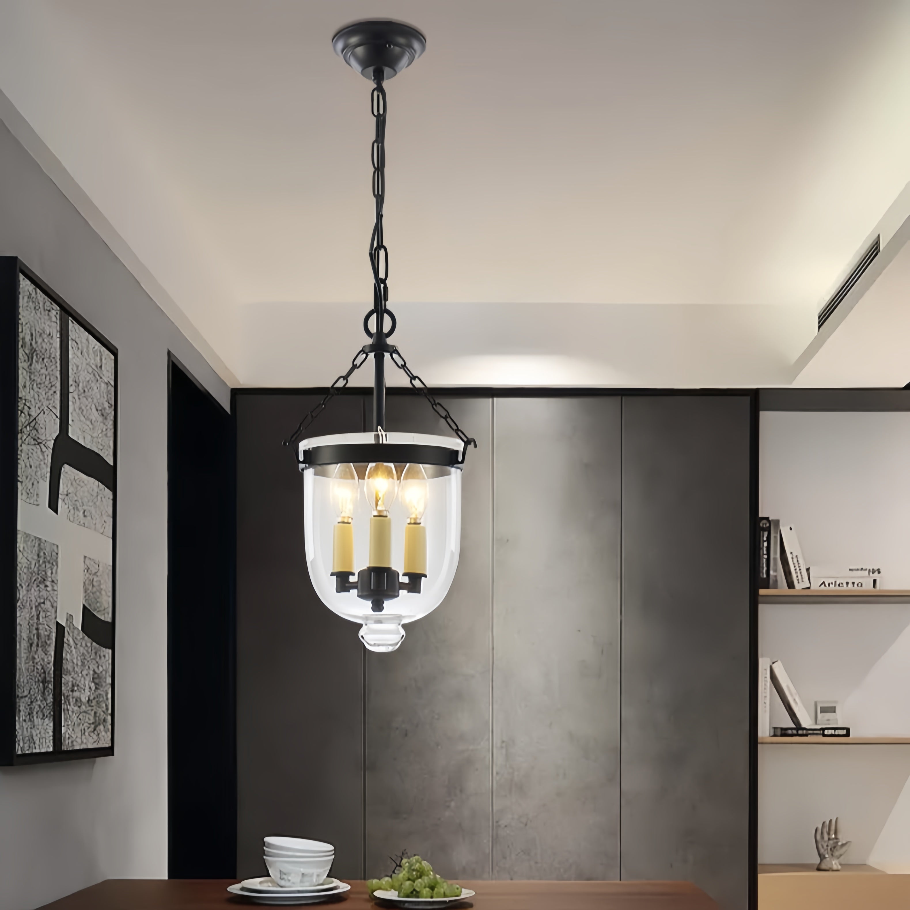 Alessio Industrie Kaars LED Hanglampen Woonkamer