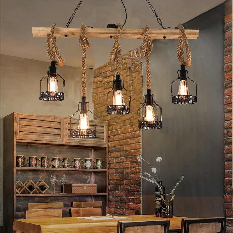 Epoch Retro LED Industriële Hanglampen Zwart Metaal Bar/Restaurant/Café