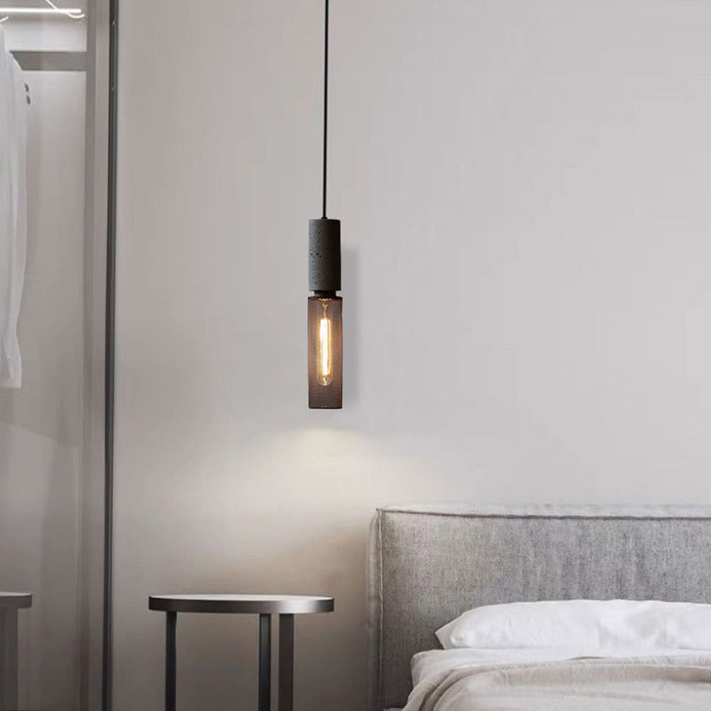 Zaid Industriële Design Cilindervormige Hanglamp Cement/Metaal/Steen Eetkamer/Bar