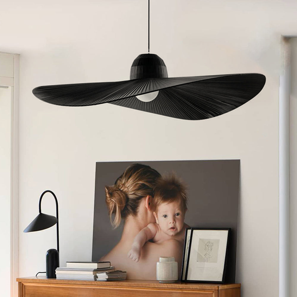 Renée Moderne LED Hanglamp Metaal/Stof Wit/Zwart Slaap/Woon/Eetkamer