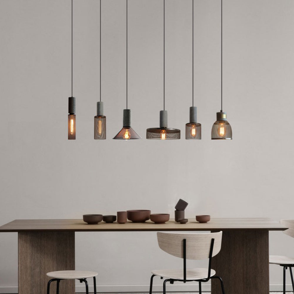 Zaid Industriële Design Cilindervormige Hanglamp Cement/Metaal/Steen Eetkamer/Bar