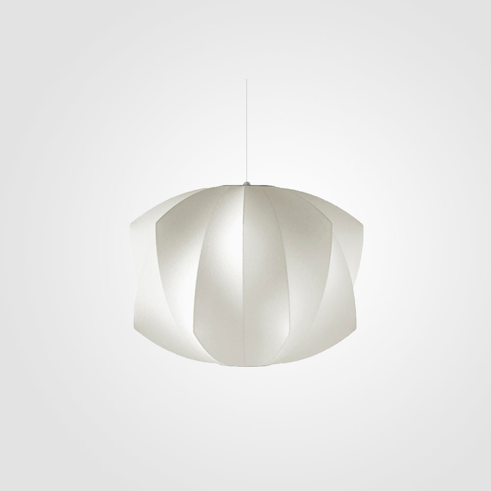 Renée Moderne LED Hanglamp Metaal/Kunstzijde Wit Slaap/Woon/Eetkamer