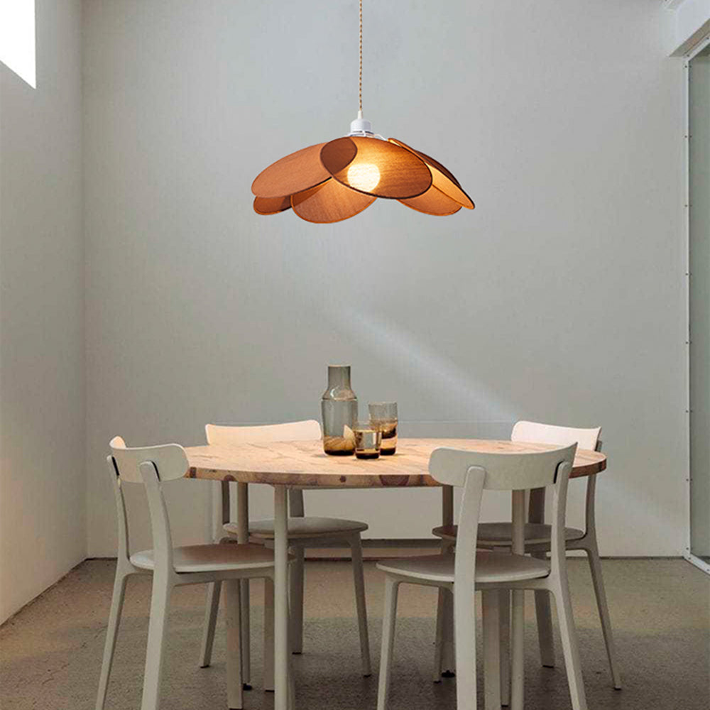 Renée Design LED Hanglamp Oranje/Bruin/Beige Metaal/StofWoon/Slaapkamer