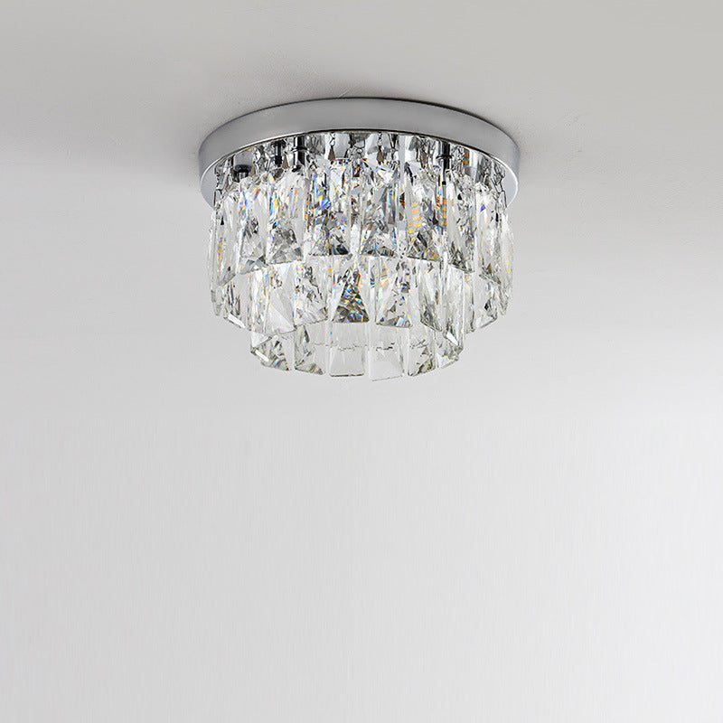 Kristy Luxe Ronde LED Plafondlamp Goud Woonkamer