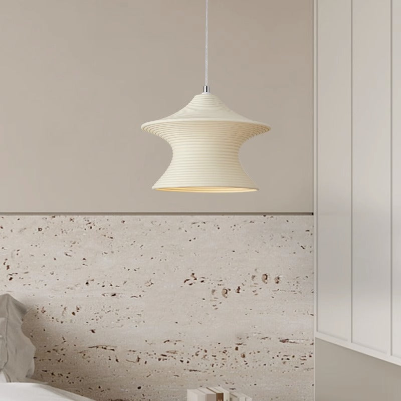 Hailie Minimalistisch Art Hanglampen Hars Wit/Beige Slaapkamer/Studiezaal