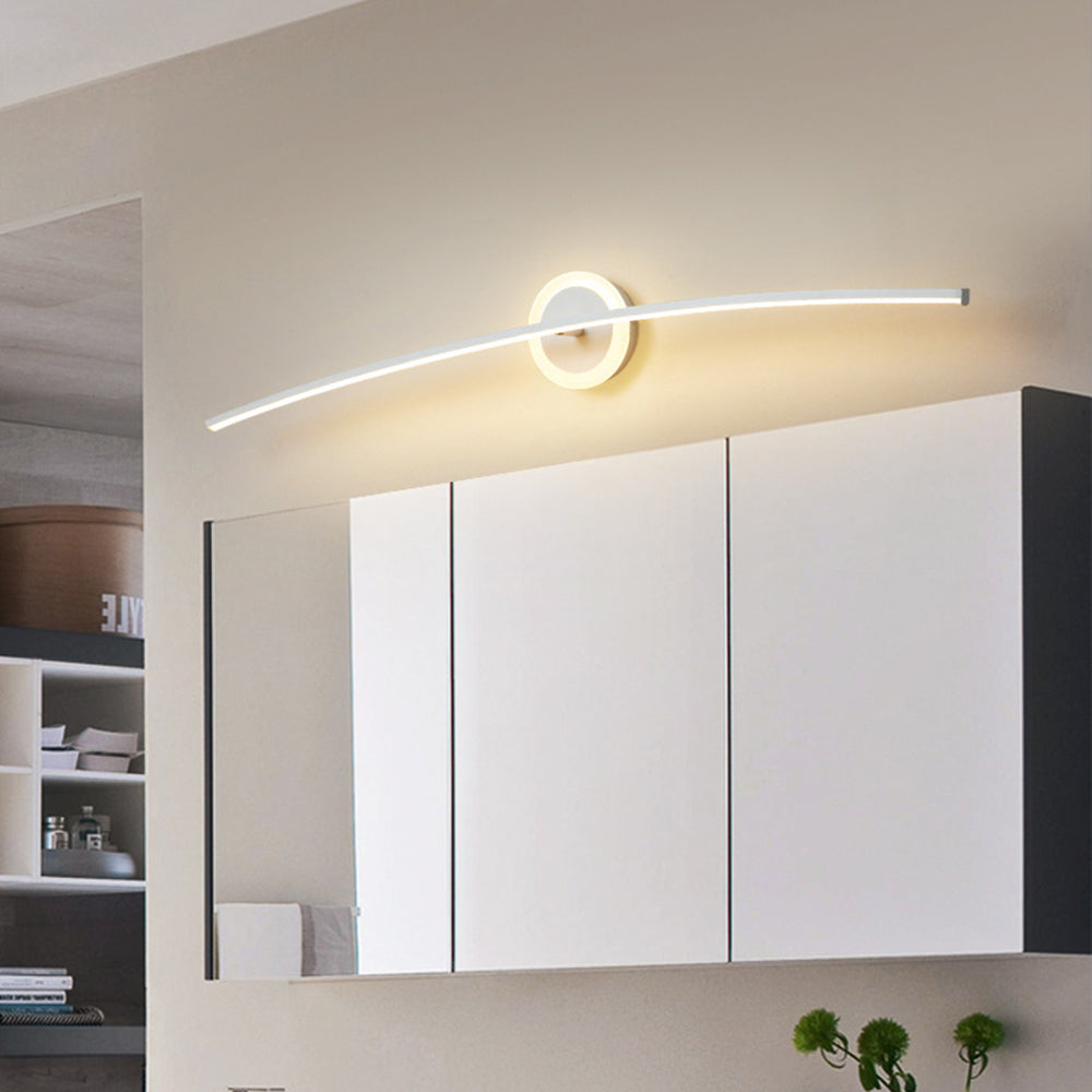 Leigh Moderne Lineair/Ronde LED Wandlamp Metaal/Silicone Wit Slaap/Woon/Eetkamer