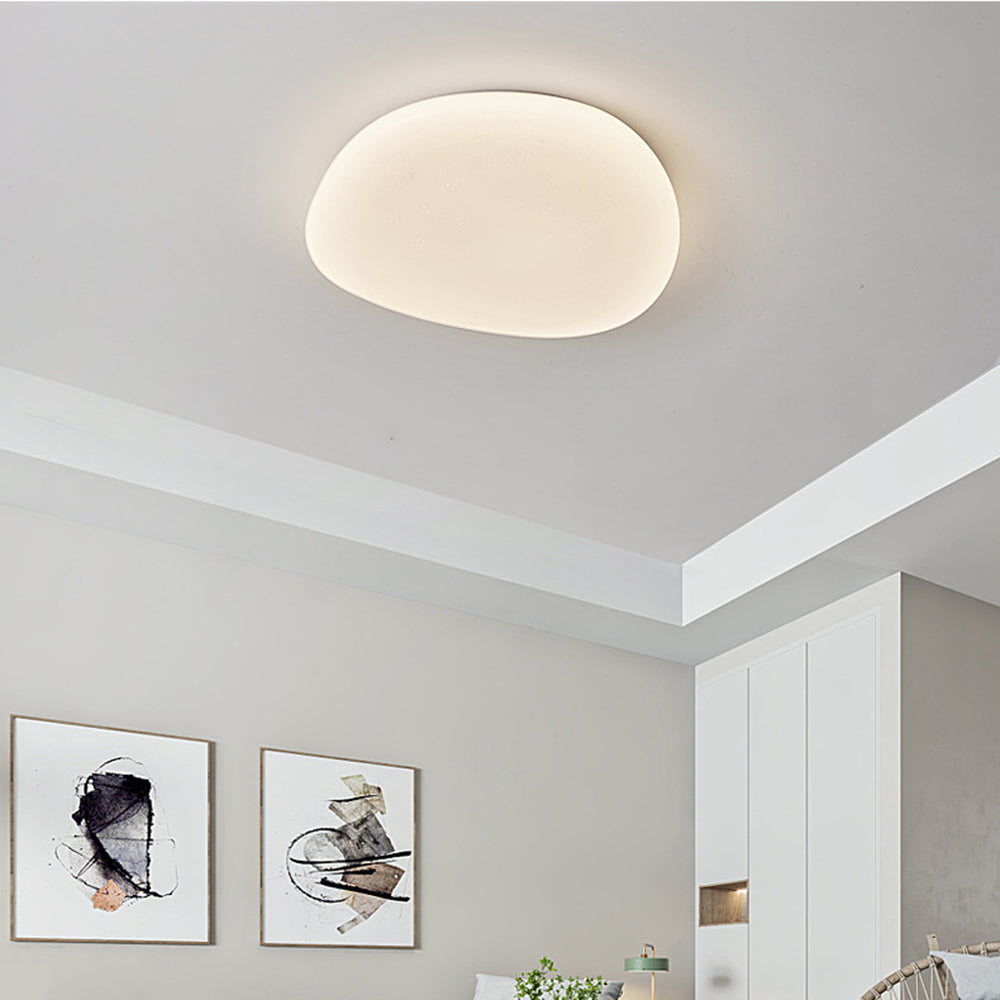Quinn Moderne Ronde LED Plafondlamp Metaal/PE Wit Slaap/Woon/Eetkamer