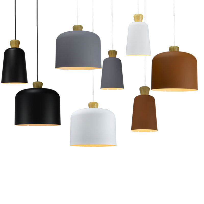 Hailie Minimalisme Hanglampen Rood/Zwart/Grijs/Bruin Slaapkamer