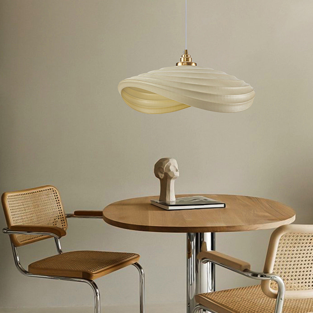 Renée Moderne LED Hanglamp Metaal/Stof Wit/Beige/Groen Slaapkamer