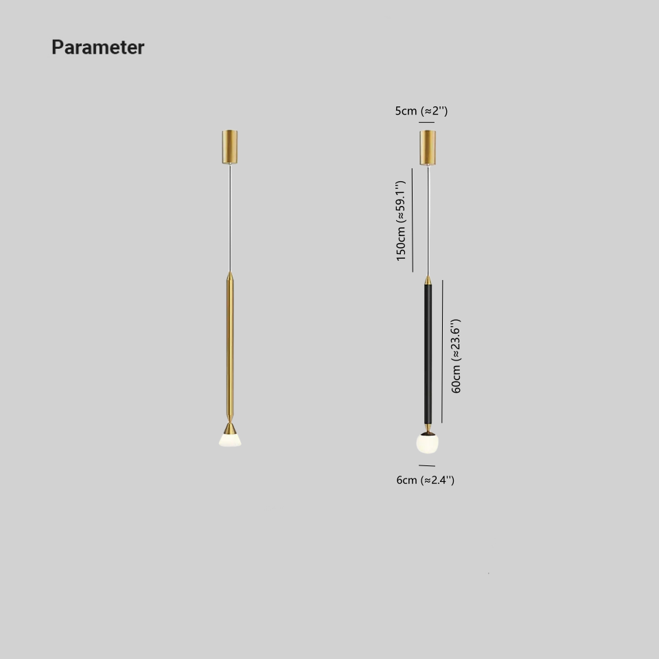 Carr Design LED Hanglampen Zwart/Goud Metaal/Glas Slaapkamer