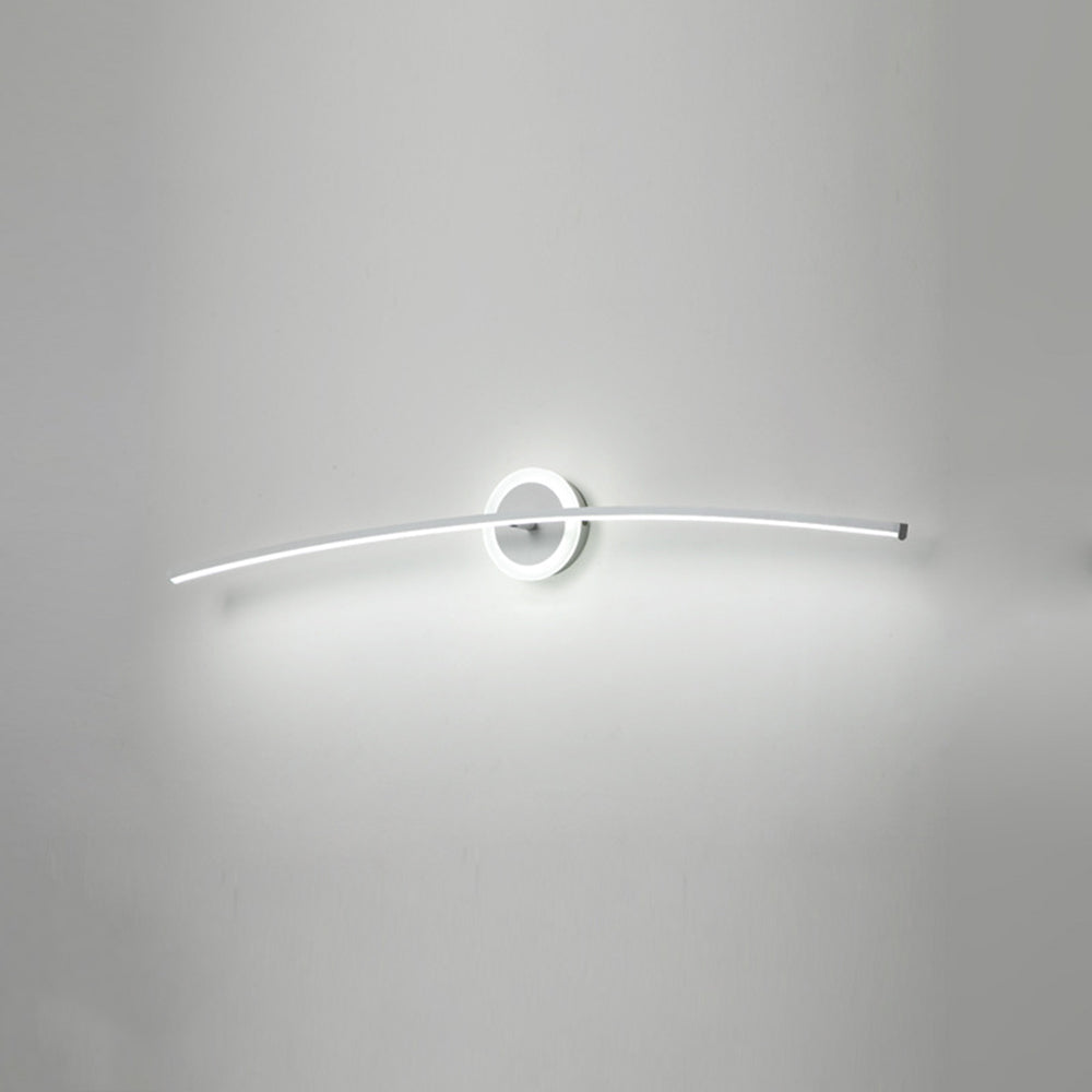 Leigh Moderne Lineair/Ronde LED Wandlamp Metaal/Silicone Wit Slaap/Woon/Eetkamer