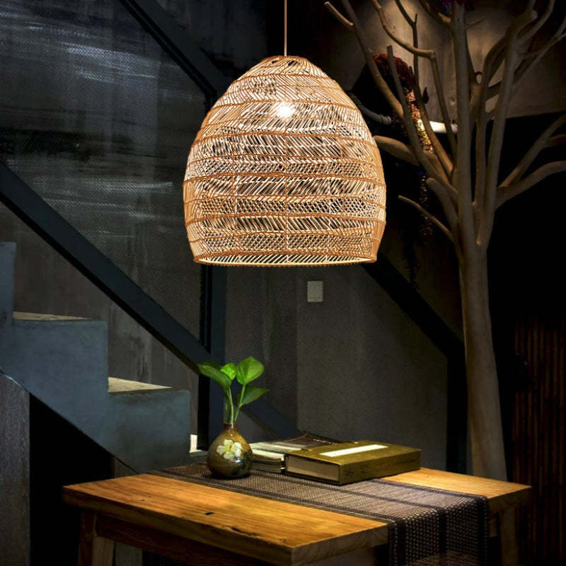 Muto Moderne Design LED Hanglamp Bamboo Woonkamer Keuken