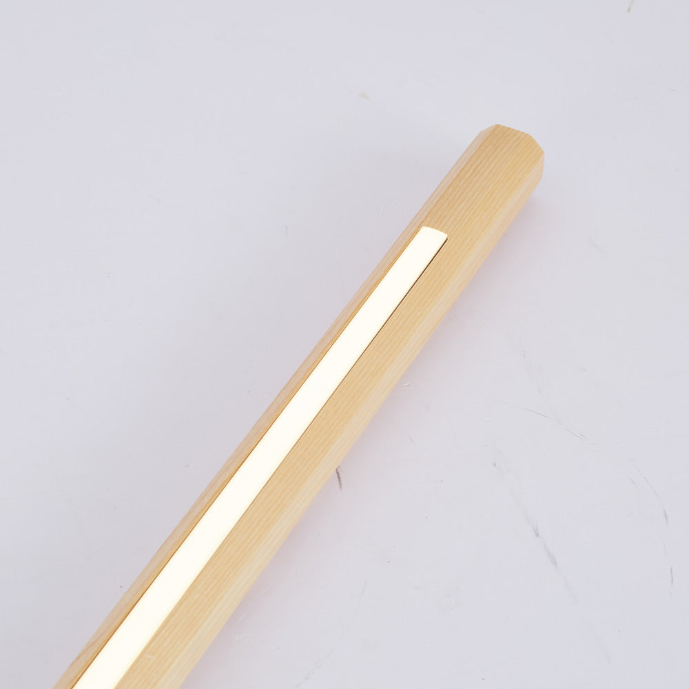 Ozawa Moderne Design LED Minimalistische Lineaire Vloerlamp Hout/Acryl Woonkamer/Bedkamer