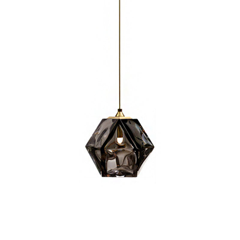 Hailie Polyhedron LED Hanglamp Metaal Glas Slaapkamer Eetkamer