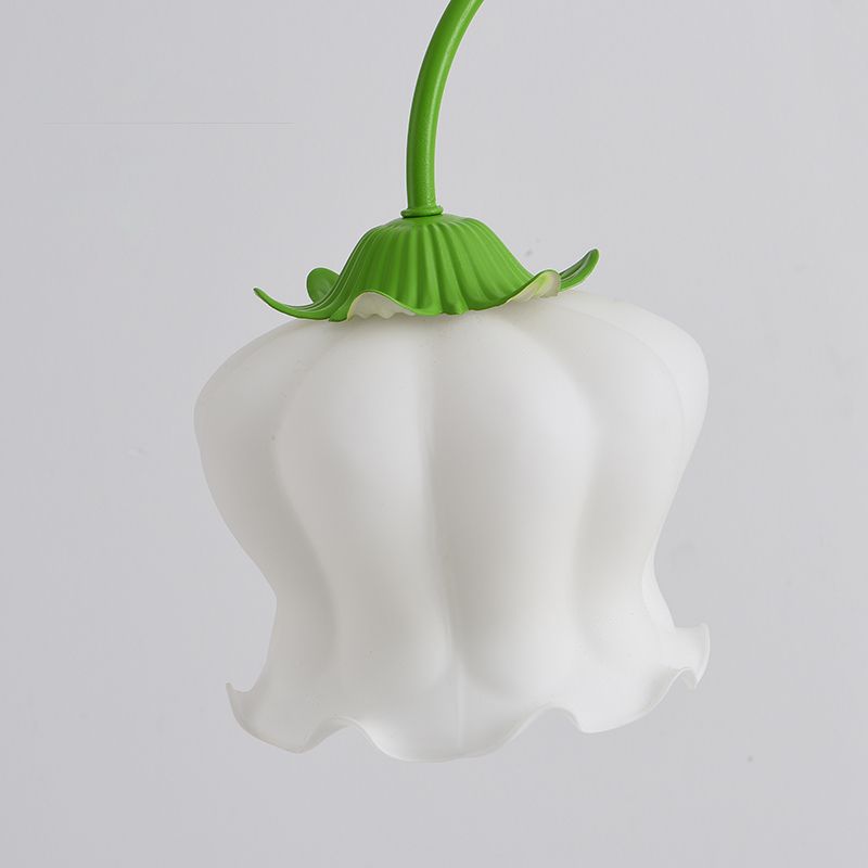 Lily Design Lelietjevandalen LED Vloerlamp Metaal/Glas Wit/Groen Slaap/Woon/Kinderkamer