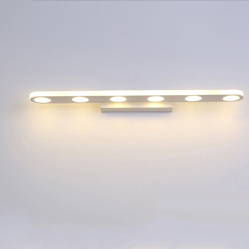 Leigh Moderne Elliptische LED Wandlamp Metaal/Acryl Wit Slaap/Woon/Badkamer