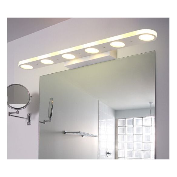 Leigh Moderne Elliptische LED Wandlamp Metaal/Acryl Wit Slaap/Woon/Badkamer