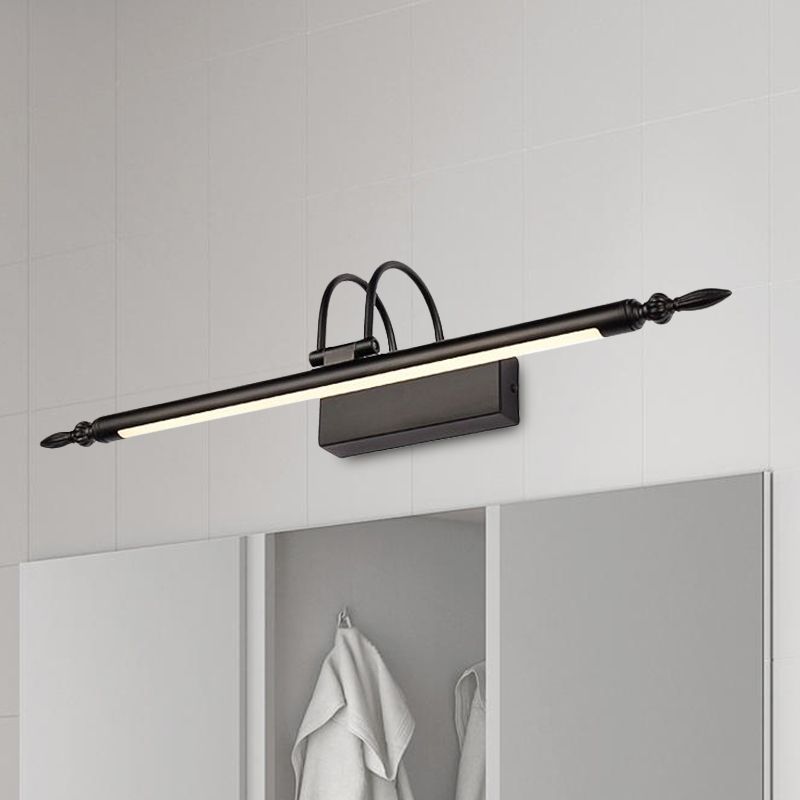 Leigh Moderne Lineair LED Wandlamp Metaal/Acryl Zwart Slaap/Woon/Badkamer