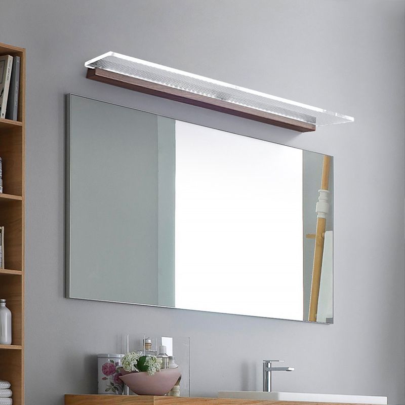 Ozawa Moderne Rechthoekig LED Wandlamp Metaal/Acryl Transparant Slaap/Woon/Badkamer