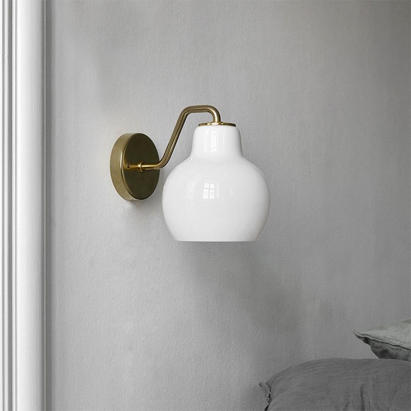 Lily Moderne Design LED Wandlamp Koepelvorm Metaal/Glas Slaapkamer/Woonkamer