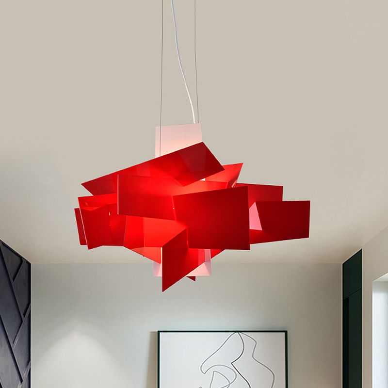 Renée Moderne Design LED Hanglamp Rood/Wit Woonkamer Keuken