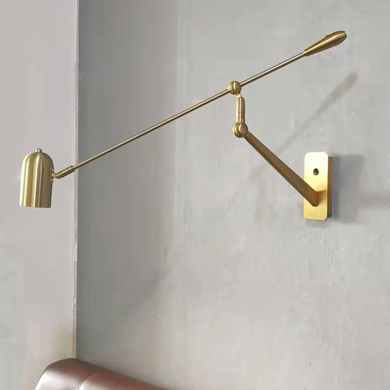 Freja Moderne Wandlamp Cilindrisch Modern/Minimalistisch Metaal Verstelbaar Goud Slaapkamer