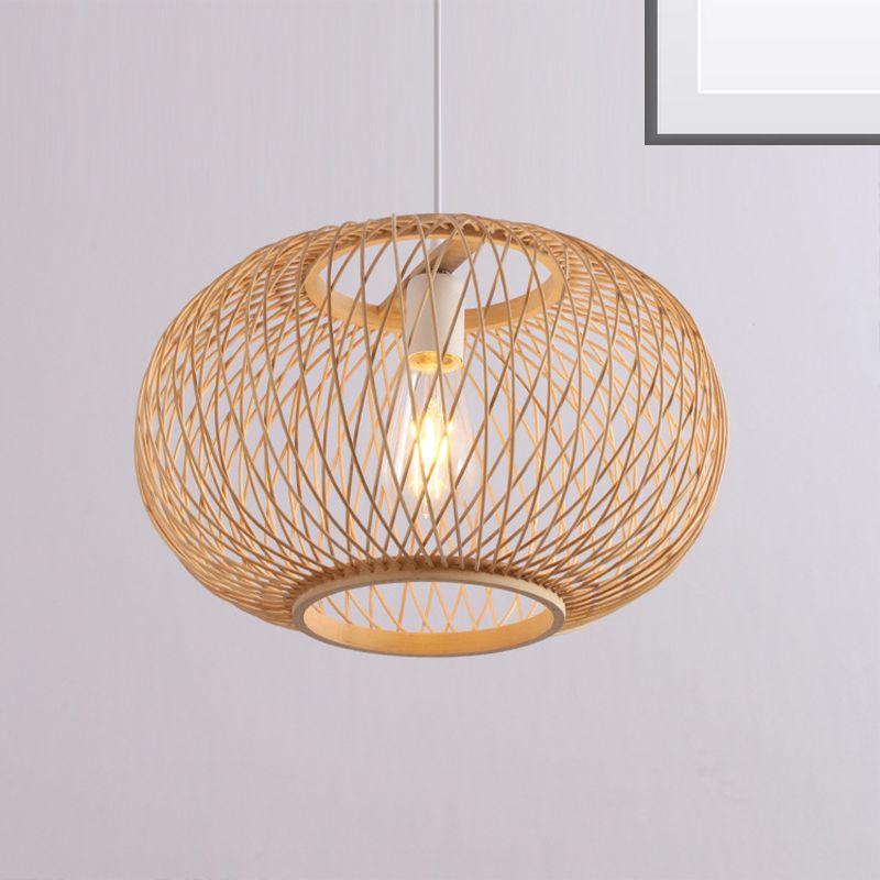 Ritta Moderne Design LED Hanglamp Acryl Rattan Woonkamer Keuken