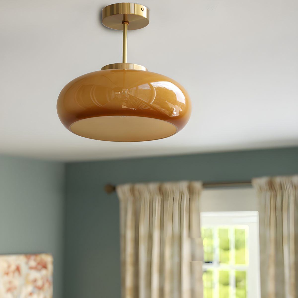 Sanna Moderne Design LED Plafondlamp Glass Woonkamer Keuken