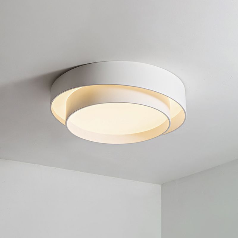 Quinn Moderne Design LED Plafondlamp Metaal Wit Woonkamer Keuken