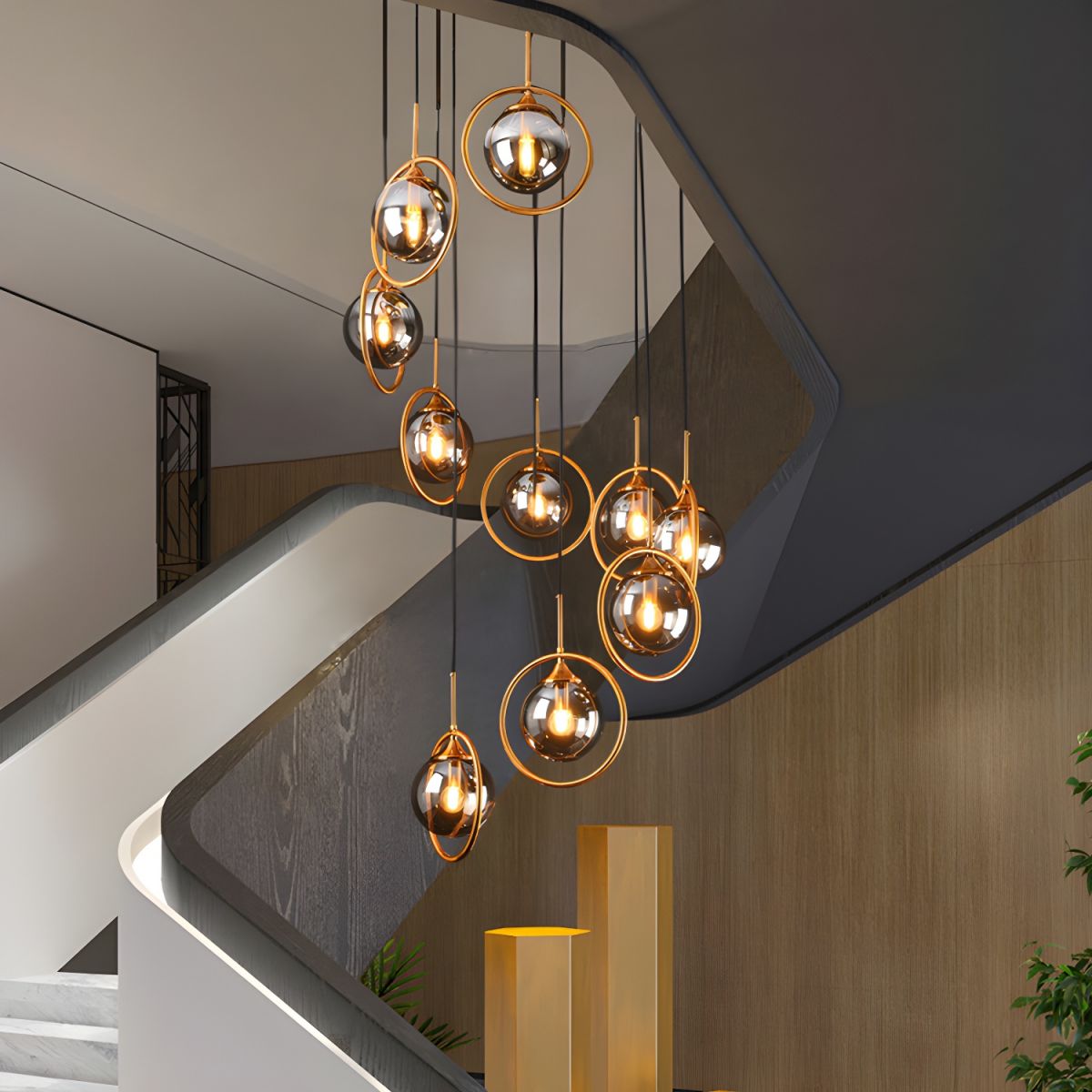 Hailie Moderne Design LED Kroonluchter Metaal Goud Woonkamer