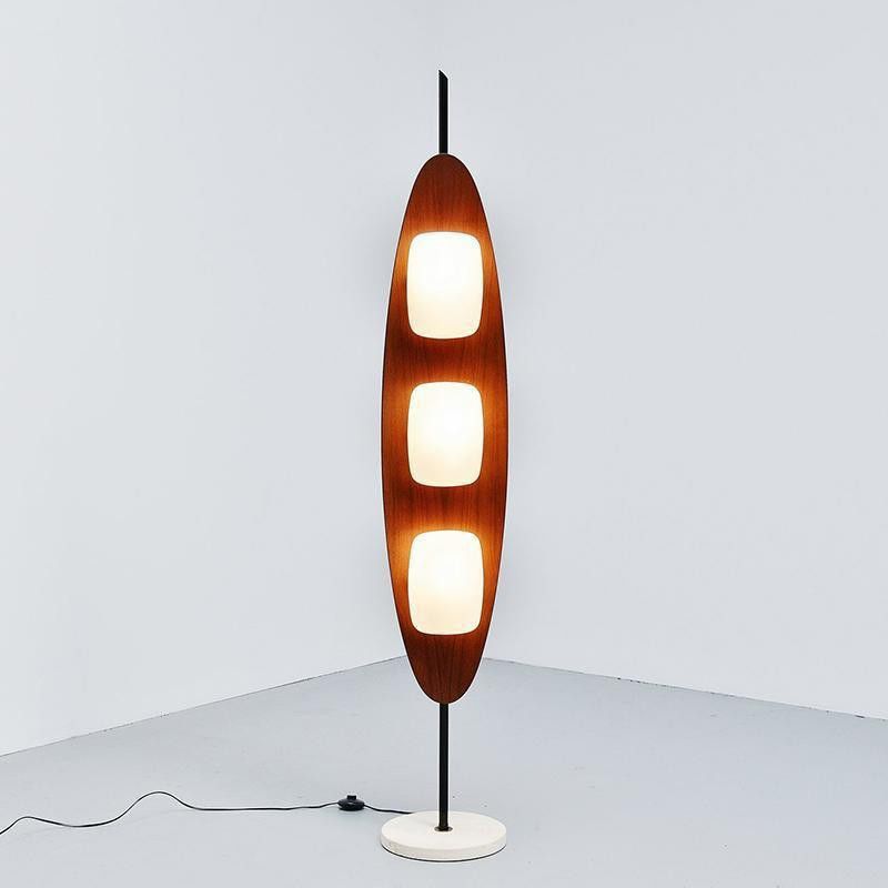 Salgado Design LED Vloerlamp Metaal/Hars Bruin Slaap/Woon/Eetkamer