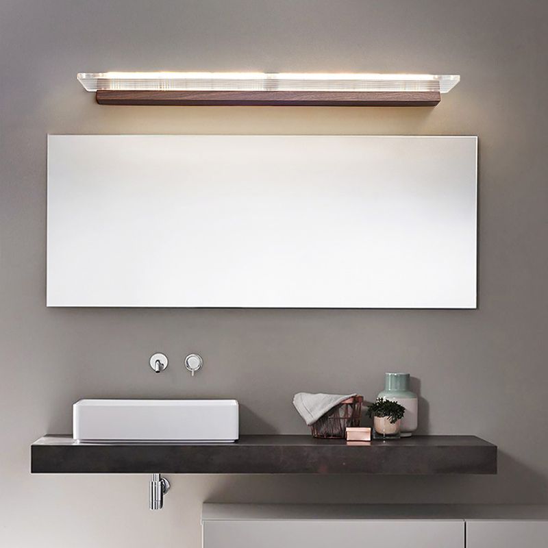 Ozawa Moderne Rechthoekig LED Wandlamp Metaal/Acryl Transparant Slaap/Woon/Badkamer