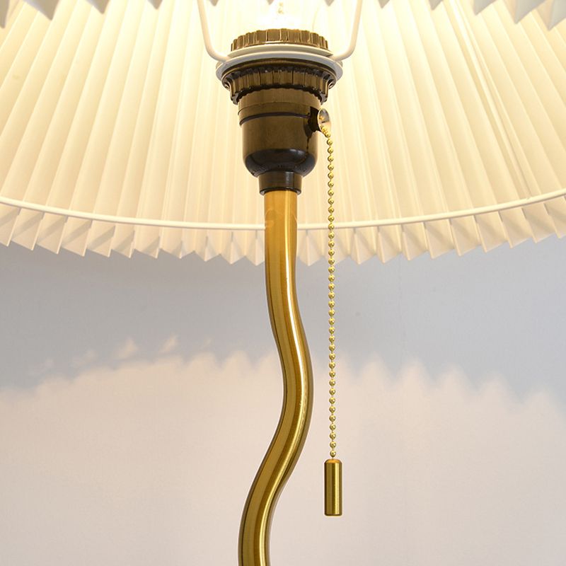 Ozawa Design LED Vloerlamp Metaal/Stof Zwart/Goud/Wit Slaap/Woon/Eetkamer