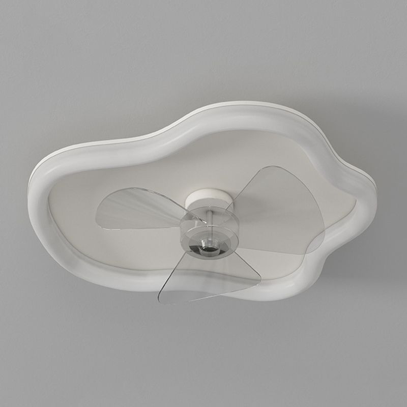 Minori Design Plafondventilator met Lamp Metaal/Acryl Wit Slaap/Woon/Eetkamer