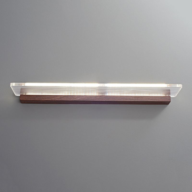 Ozawa Moderne Rechthoekig LED Wandlamp Metaal/Acryl Transparant Slaap/Woon/Badkamer