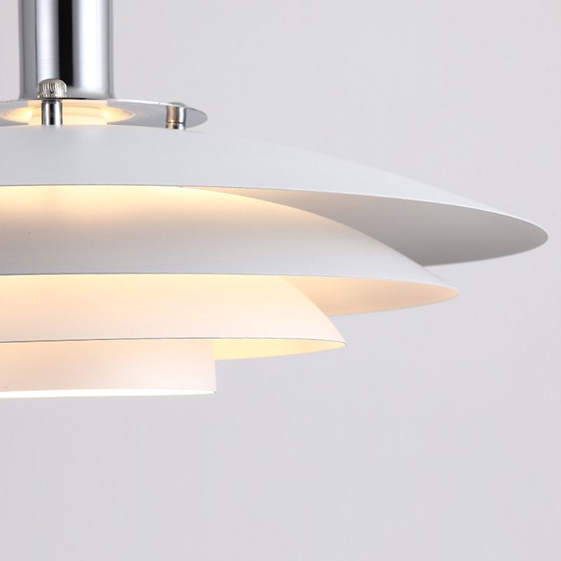 Morandi Moderne LED Hanglamp Zwart/Wit Metaal Eetkamer