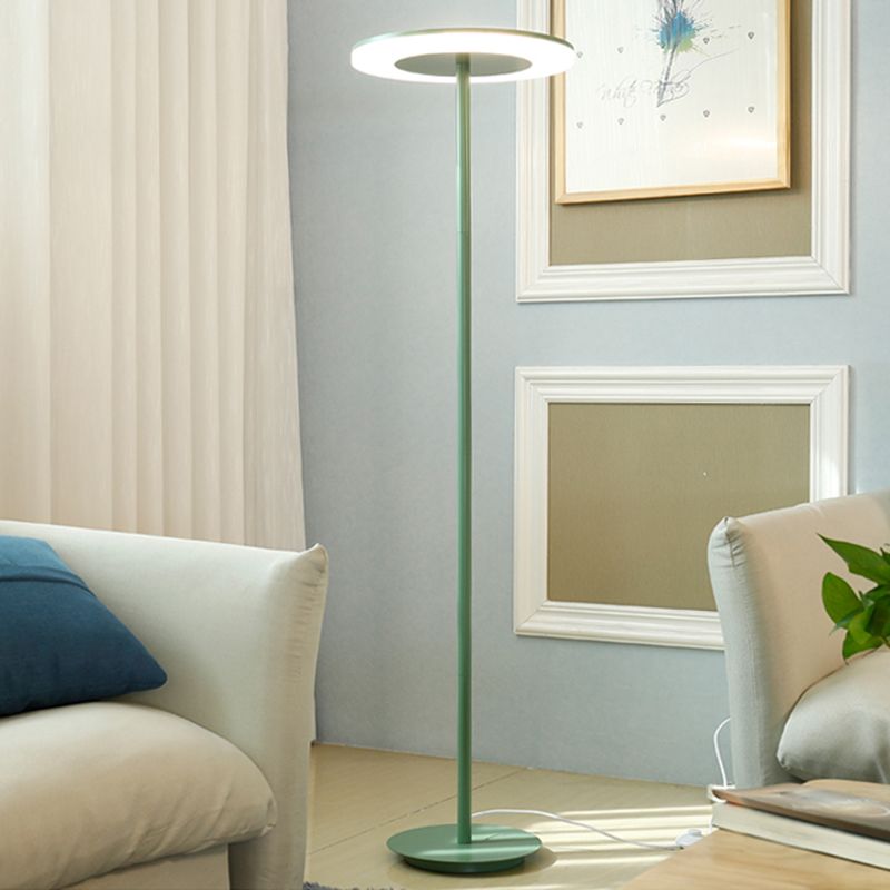 Morandi Moderne Design LED Vloerlamp Multi Kleur Metalen Schijf Slaapkamer/Woonkamer