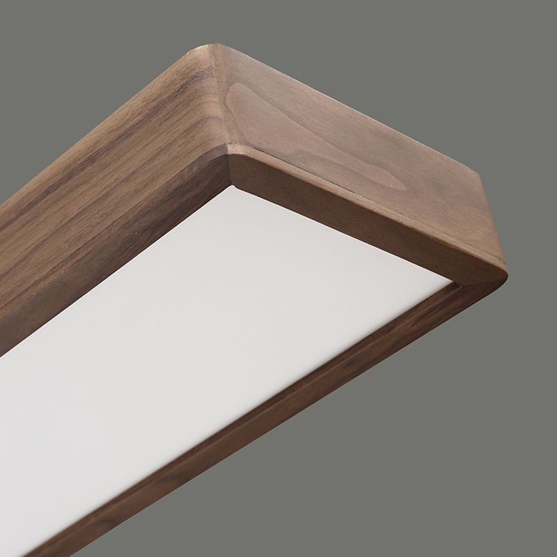 OzawaModerne Design LED Plafondlamp Hout Acryl Woonkamer Keuken