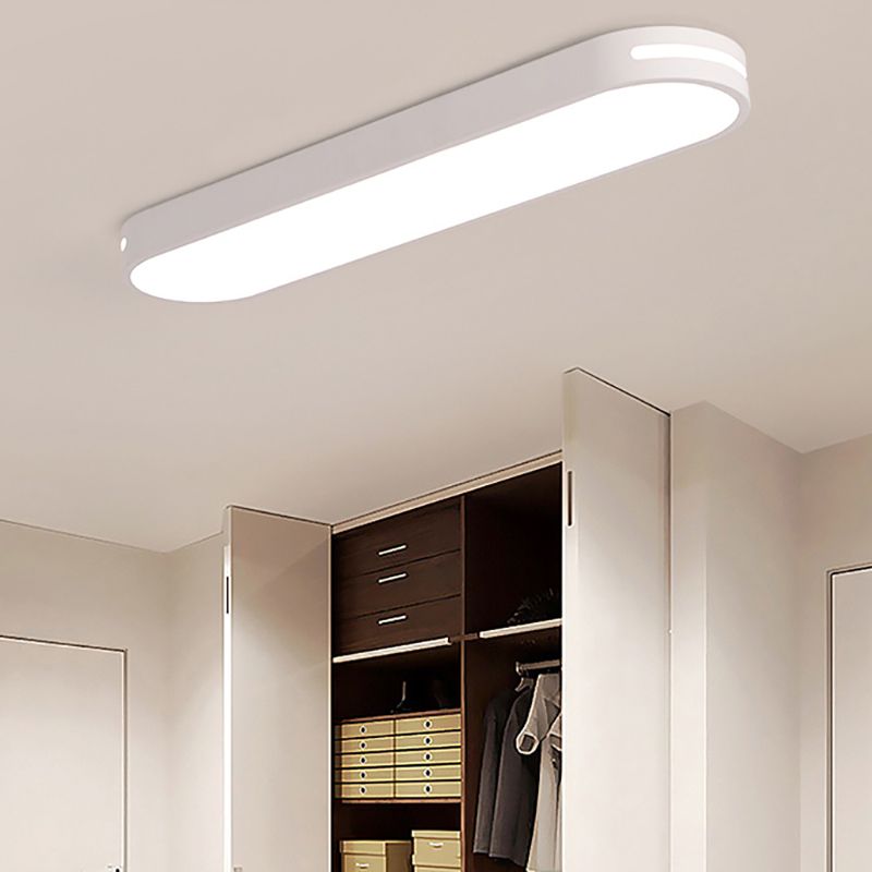 Quinn Moderne LED Plafondlamp Zwart/Wit/Grijs Metaal/Acryl Slaapkamer