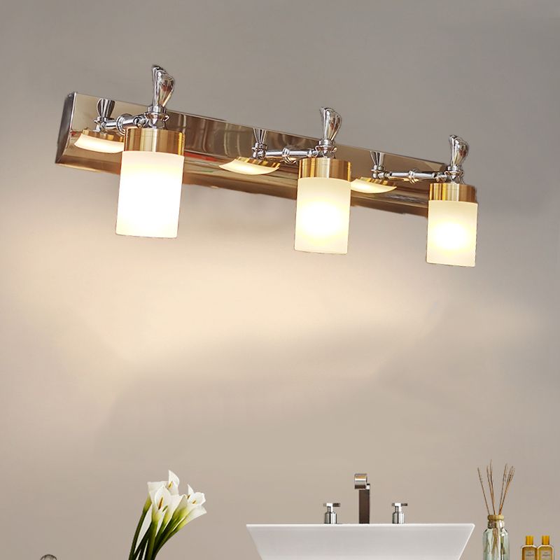 Leigh Moderne Cilinder LED Wandlamp Metaal/Acryl Silver Slaap/Woon/Badkamer