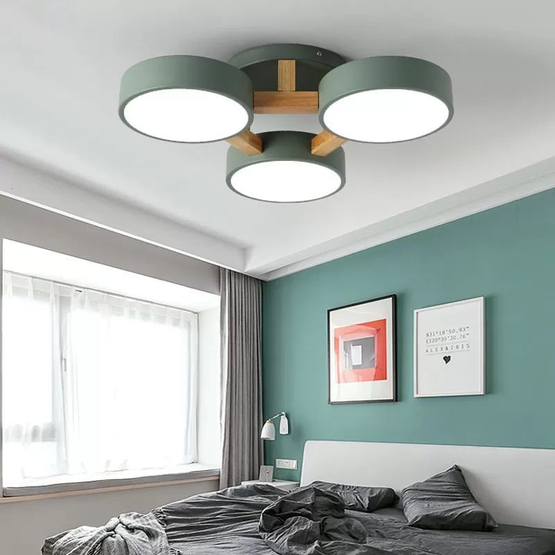 Minori Moderne Design LED Plafondlamp Metaal Slaapkamer Woonkamer