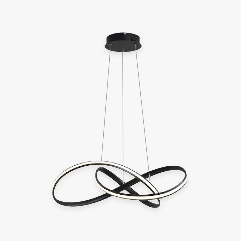 Louise Moderne Design LED Hanglamp Acryl/Metaal Zwart/Wit Eet/Slaap/Woonkamer